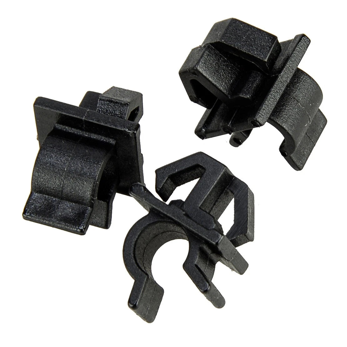3 x Black Bonnet Support Holder Clips for Suzuki
