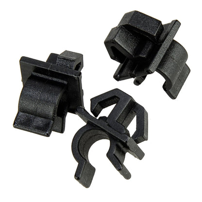 3 x Black Bonnet Support Holder Clips for Suzuki