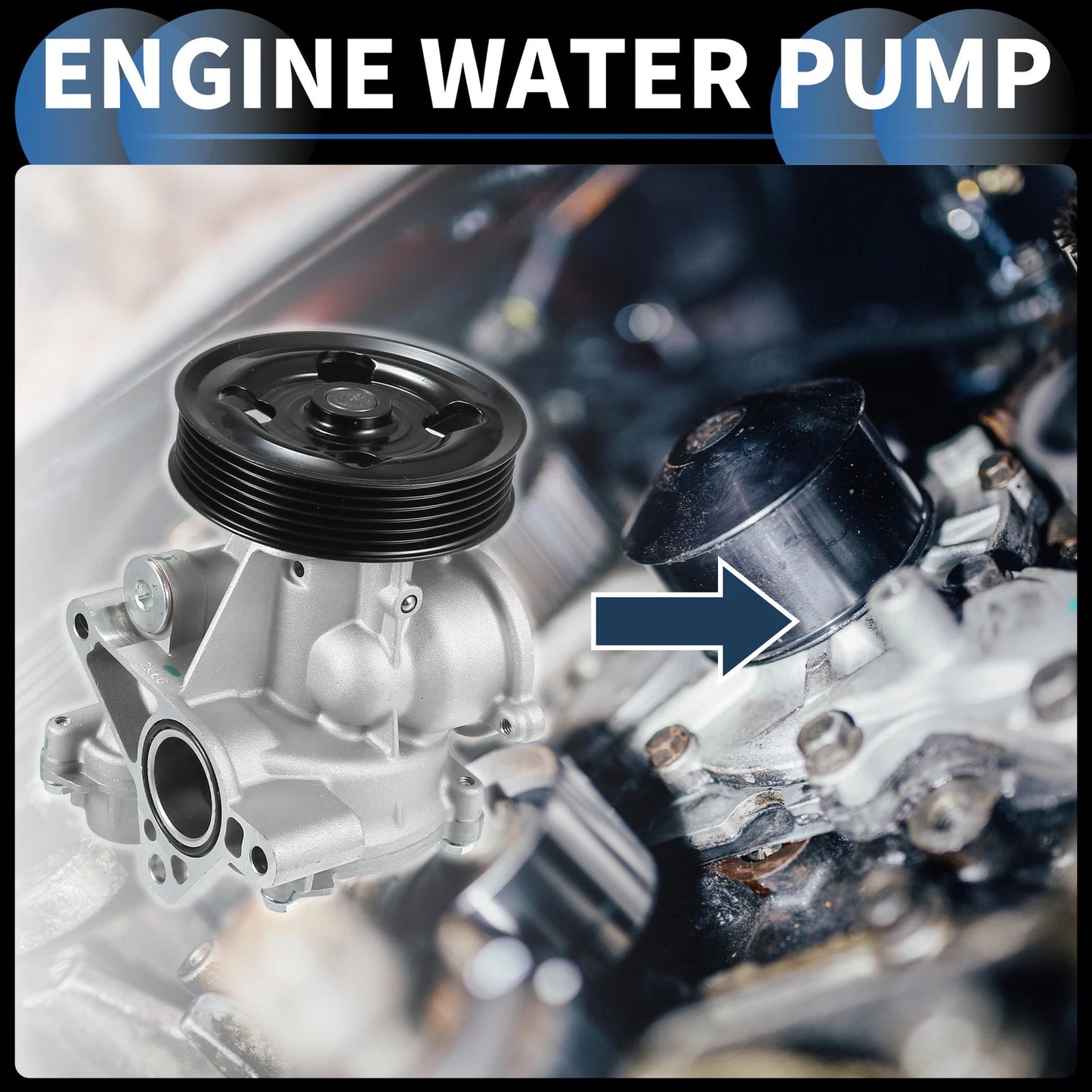 Water Pump for Suzuki Grand Vitara, Kizashi (2009-2016)
