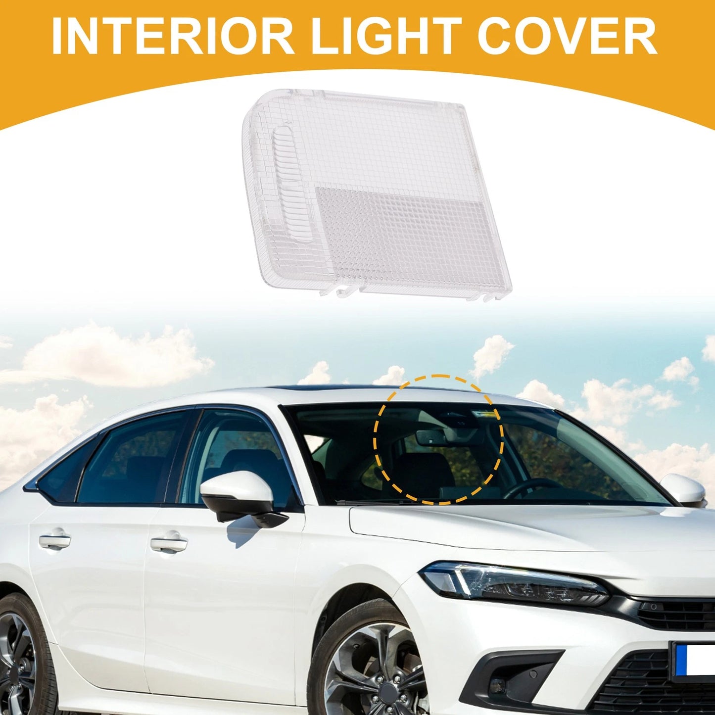 Front Left Interior Light Cover for Honda Odyssey (2005-2010)