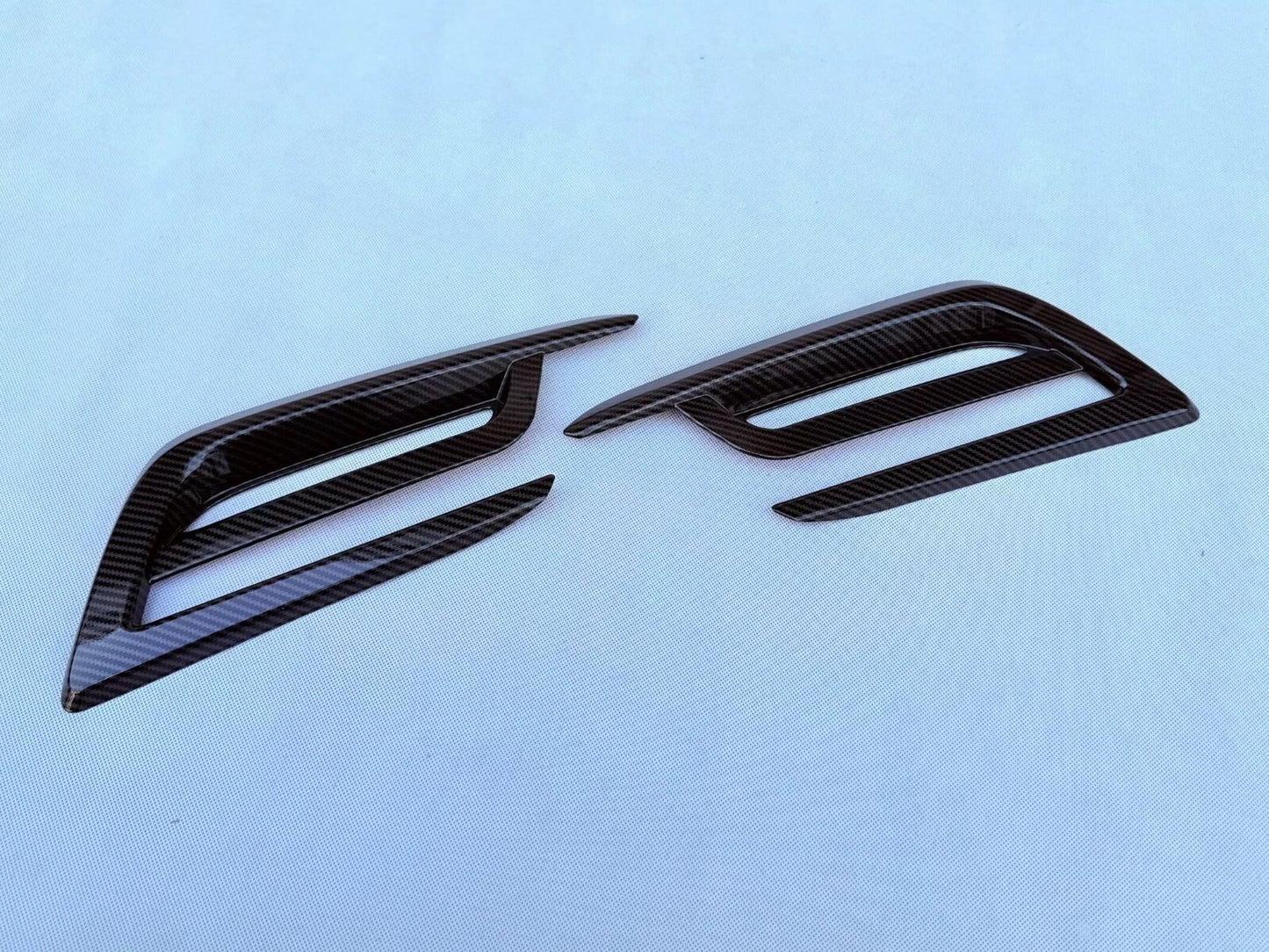 Rear Bumper Fog Light Cover Trim Carbon Fiber for Toyota Grand Highlander (2024-2025)