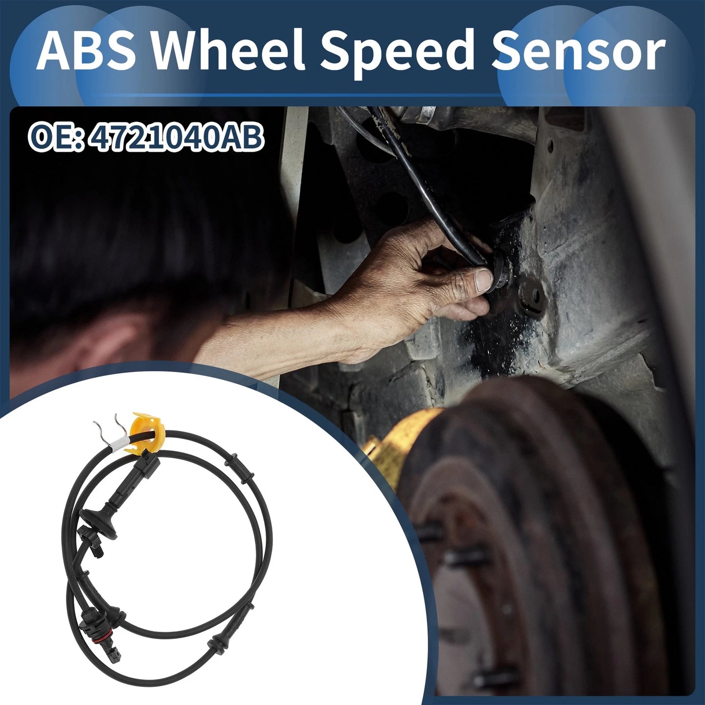 ABS Wheel Speed Sensor for Chrysler Grand Voyager Rear