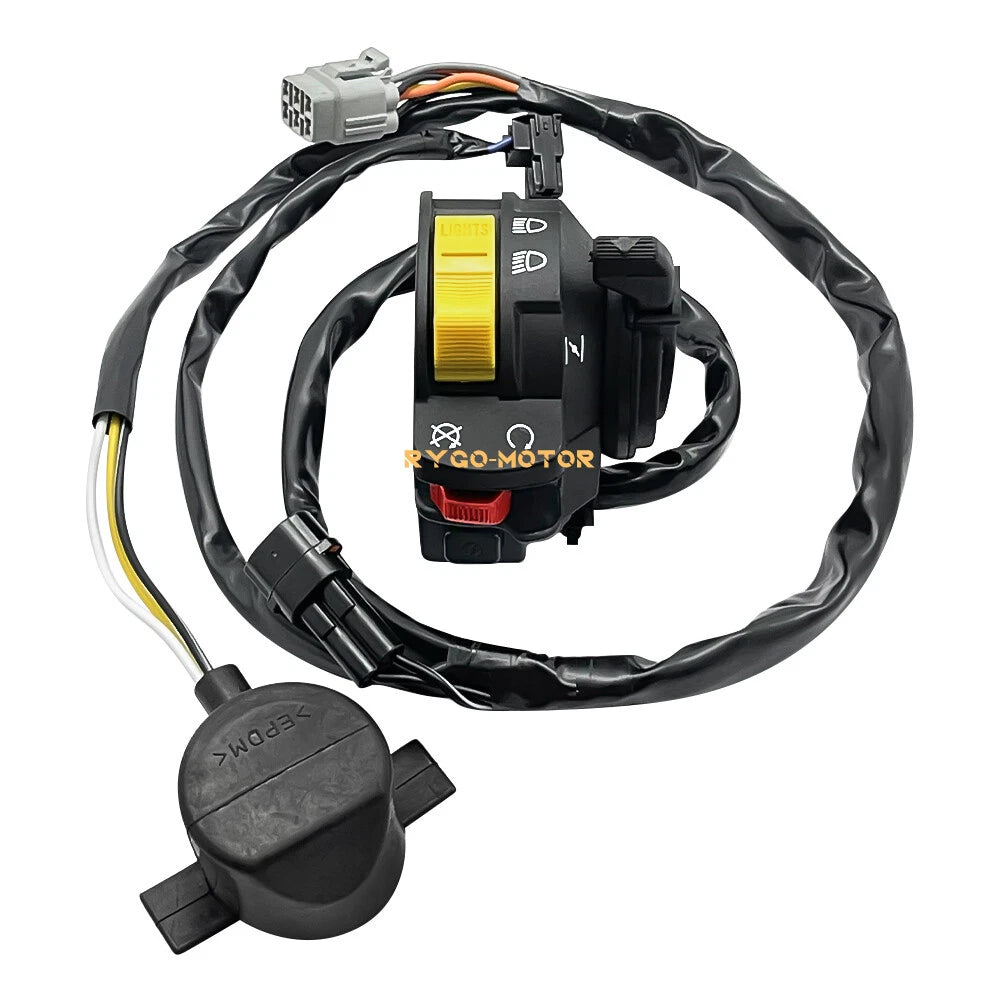 Left Start Stop Switch Headlight for Suzuki LTR450 QuadRacer (2006–2009)
