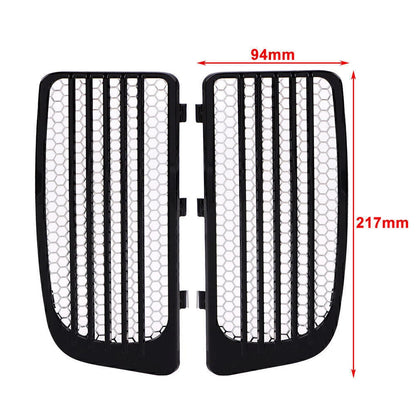 Black Radiator Grills & Screens for Harley Electra Glide Low Ultra Limited (2014-2023)