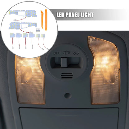 1 Set 5050SMD 6000K Car Interior Dome Light for Toyota Alphard Vellfire