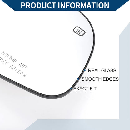 Heated Right Side Mirror Glass for Toyota Sienna (2011-2019)