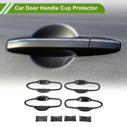 8 x Carbon Fiber Door Handle Cup Protectors for Toyota Camry (2018-2024)