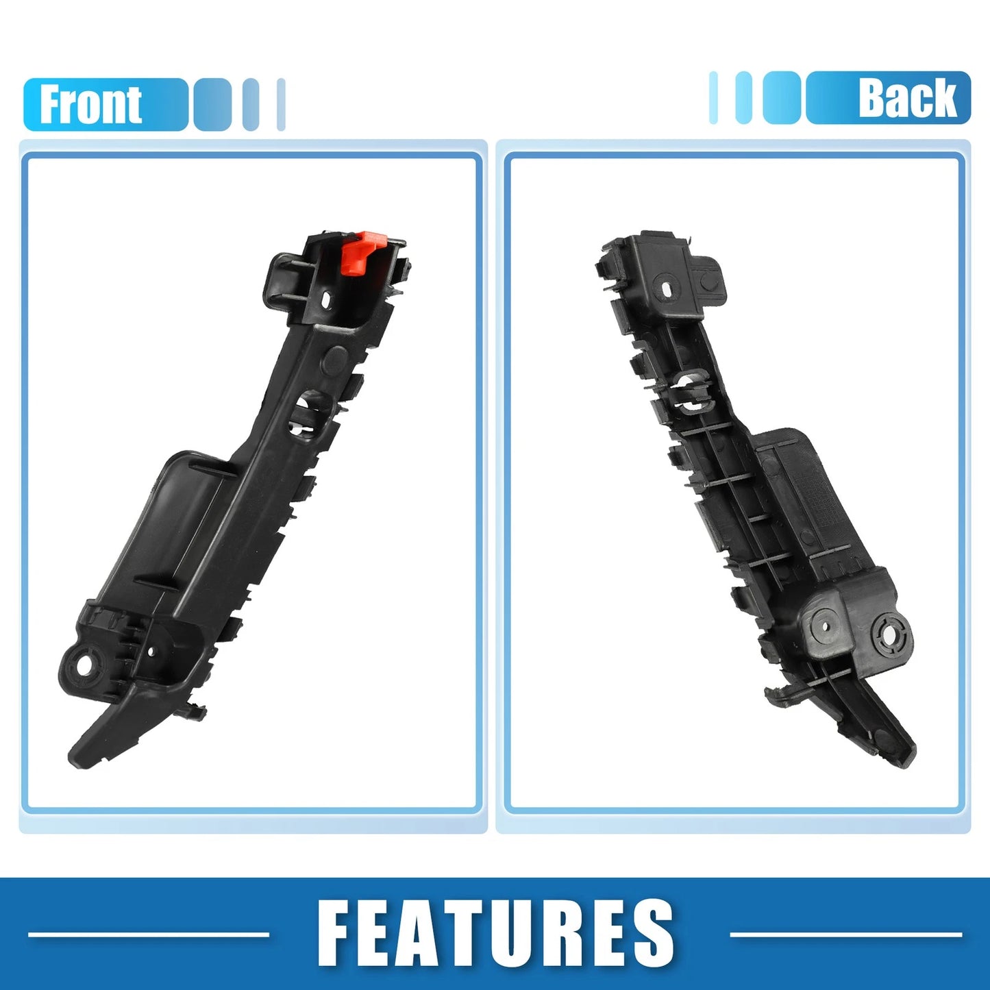 Right Passenger Side Bumper Bracket for Chevrolet Cruze (2011-2015)