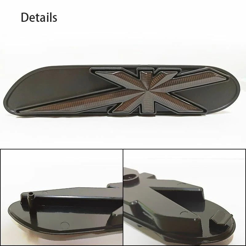 Union Jack Smoked LED Side Marker Signal Light Fit For 02-06 Mini Cooper R53