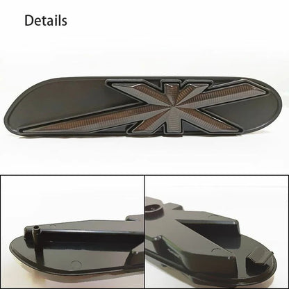 Union Jack Smoked LED Side Marker Signal Light Fit For 02-06 Mini Cooper R53