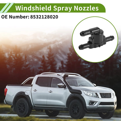 Windshield Washer Nozzle w/ Hose Connector 1 Set for Toyota