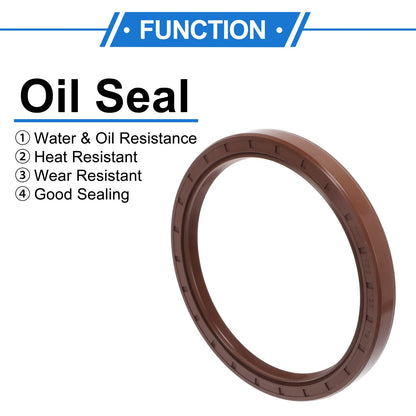 Oil Seal / 2x100x120x12mm / Seal Ring FKM Rubber for MakeModel