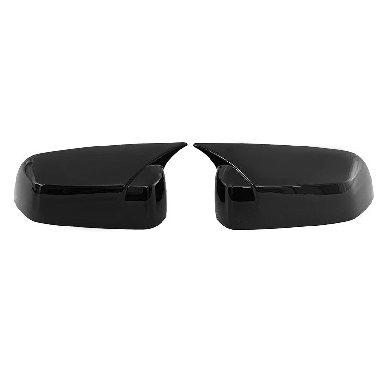 2 x Gloss Black Side Door Mirror Covers for Ford Mustang (2009-2013)