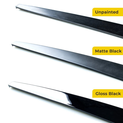 Side Skirt Extension for BMW M3 E46 2000-2006 (2 x Matte Black Rocker Panels)