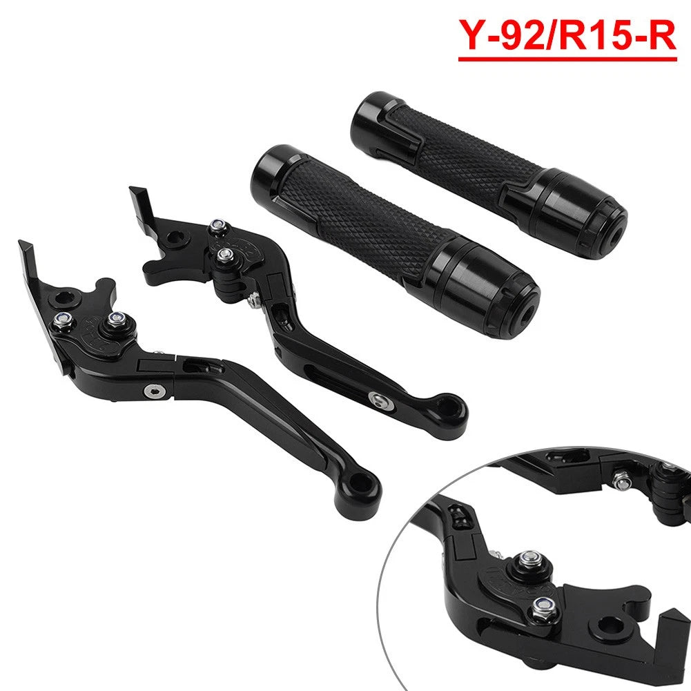 Folding Extendable Brake Clutch Lever Grip Set for Yamaha MT-15 XSR155 (2019-2023)