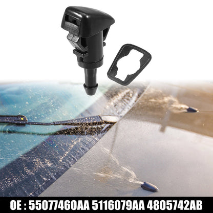 Front Windshield Washer Nozzle Wiper Spray Jet for Dodge Charger