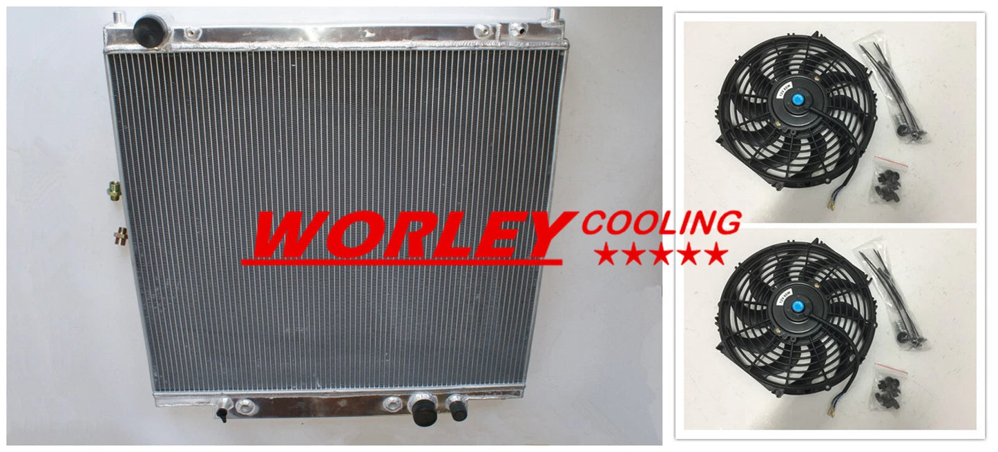 Radiator + Fan for 1999-2005 Ford F250/F350/F450 Super Duty 6.8L/7.3L