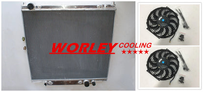Radiator + Fan for 1999-2005 Ford F250/F350/F450 Super Duty 6.8L/7.3L
