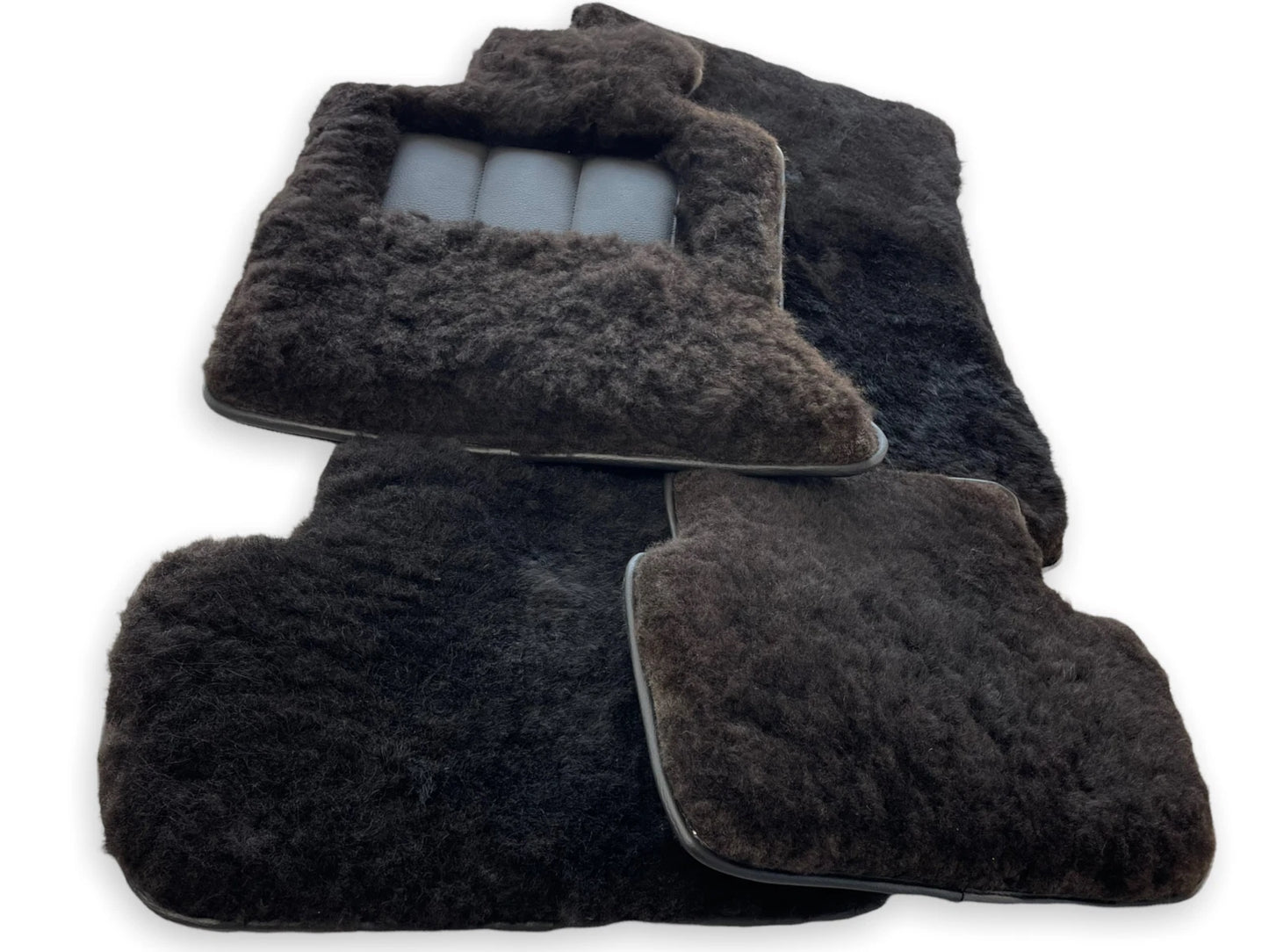 Genuine Lambswool Sheepskin Floor Mats for Rolls Royce Shadow (1965-1977)