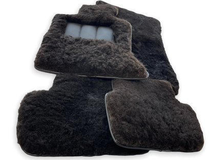 Genuine Lambswool Sheepskin Floor Mats for Rolls Royce Shadow (1965-1977)
