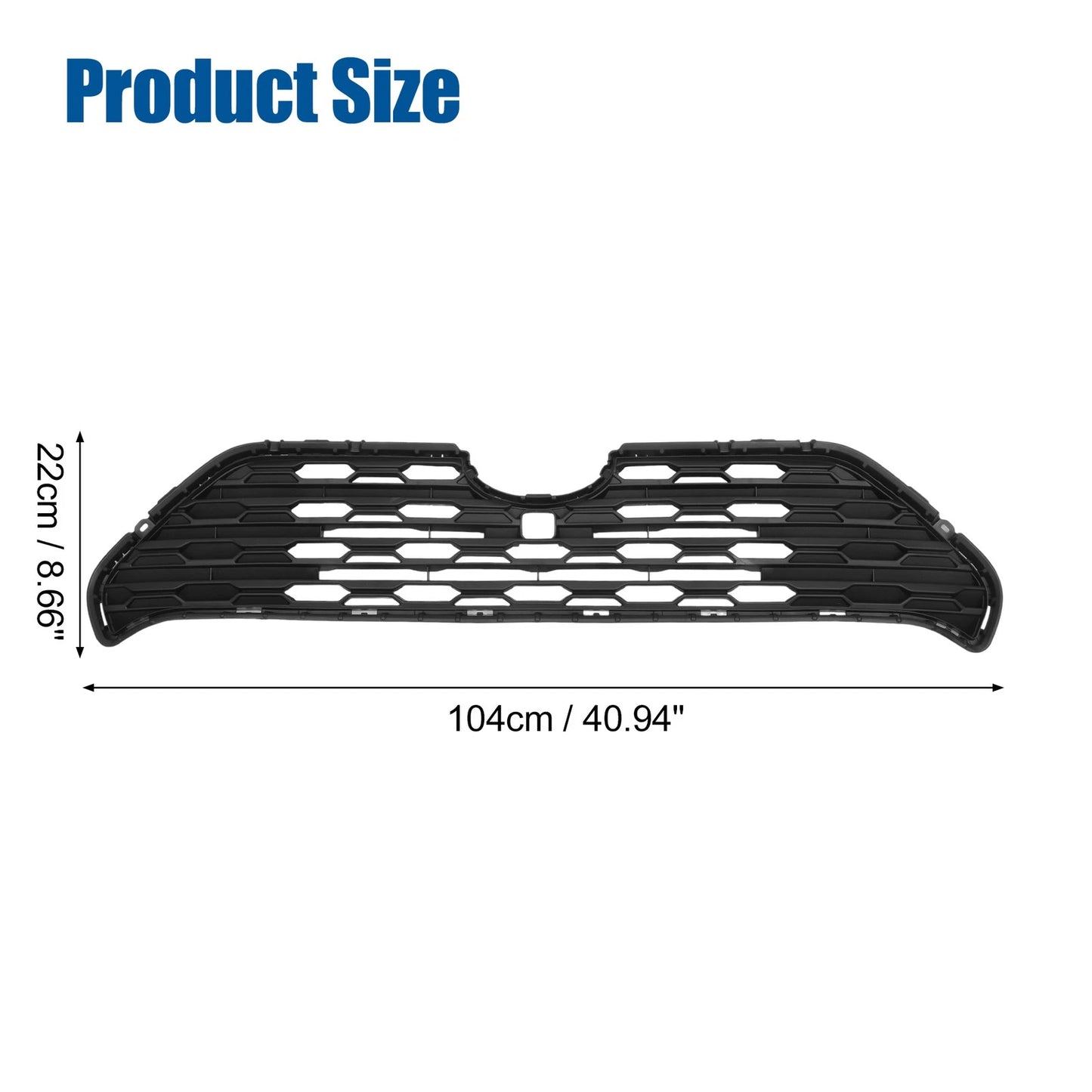 Front Hood Bumper Grille with Camera Hole for Toyota RAV4