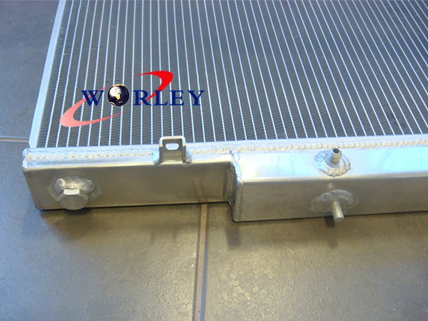 Aluminum Radiator + Red Hose for Nissan Patrol Y61 1997-2023