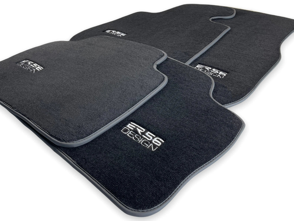Premium Black Floor Mats for BMW 5 Series E60 E60LCI (2005-2010) - LHD Clips
