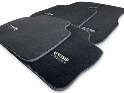 Premium Black Floor Mats for BMW 5 Series E60 E60LCI (2005-2010) - LHD Clips