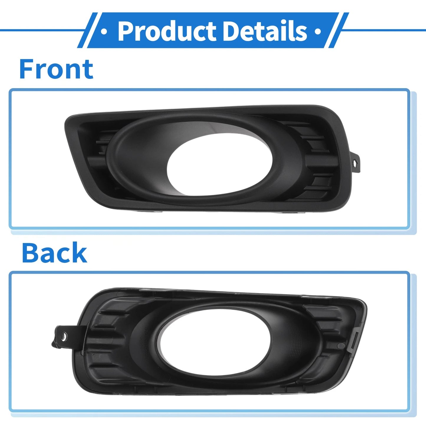 Front Left Fog Light Grill for Honda Fit (2012-2014)
