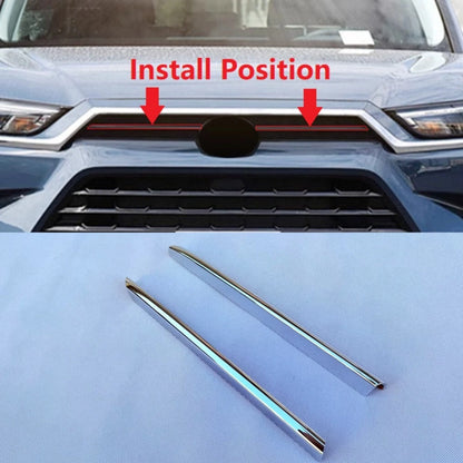 Chrome Front Centre Grille Mesh Cover Trim for Toyota Grand Highlander (2024-2025)