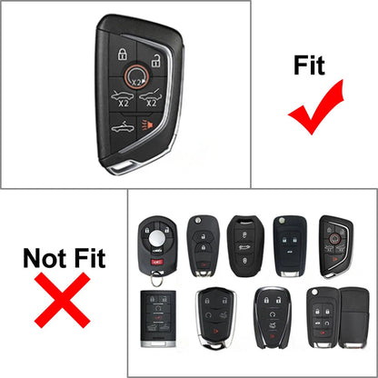 7 Button Remote Key Fob Shell Case Cover for Chevrolet Corvette (2020-2023)