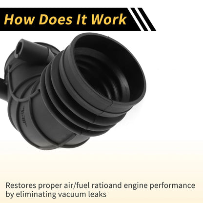 Air Intake Hose for BMW 5 (E34) 525 Rubber 1 Pc (1991-1996)
