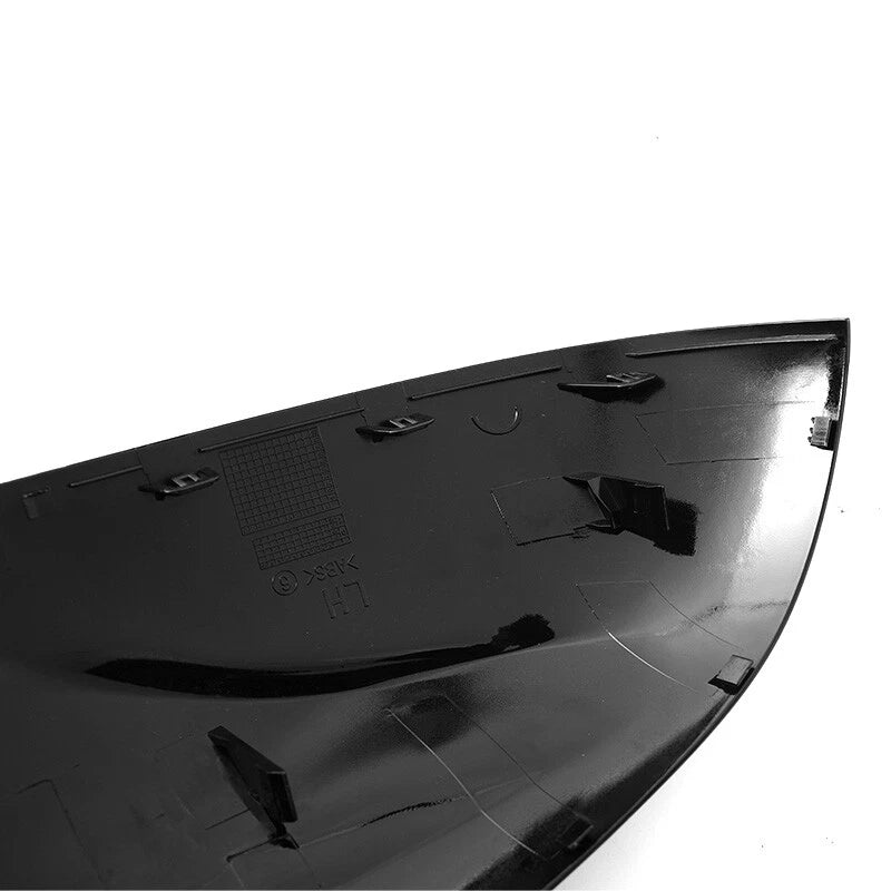 Glossy Black Door Side Mirror Cover Caps for BMW X3 F25, X5 F15, X6 F16 (2014-2018)