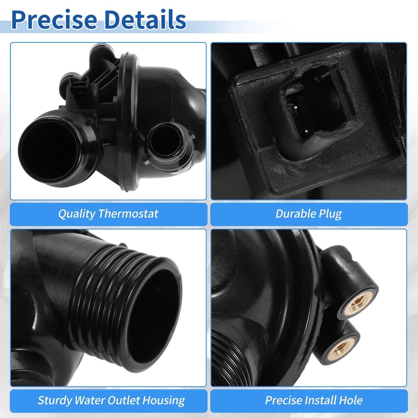Engine Coolant Thermostat Housing Assembly for BMW 3-Series E90 (2005 - 2013)