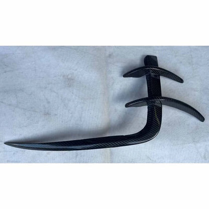 Carbon Fiber Front Bumper Canard Trim for Audi A5 S-Line / S5 17-19