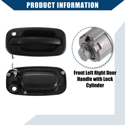 Exterior Door Handle Door Lock Cylinder for Chevy Silverado GMC