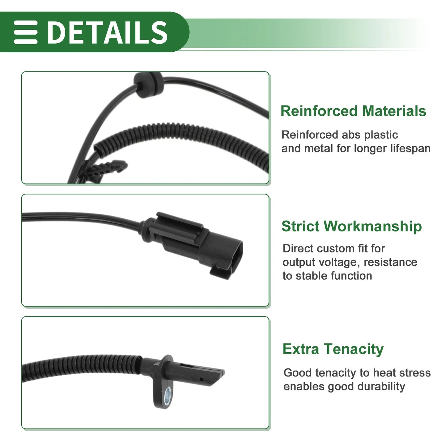 ABS Wheel Speed Sensor / 1 Pcs / for Buick Enclave (2008–2017)