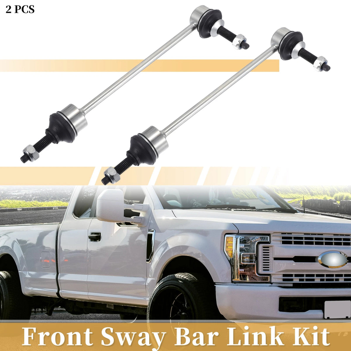 2 x Front Stabilizer Sway Bar Links for Ford F-150 (2010-2014) 4WD