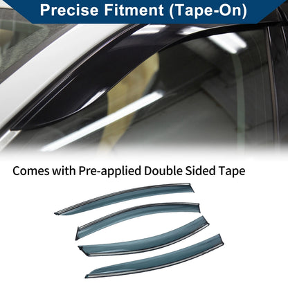 Window Deflectors for Chevrolet Cruze (2015-2019) Side Vent Visors