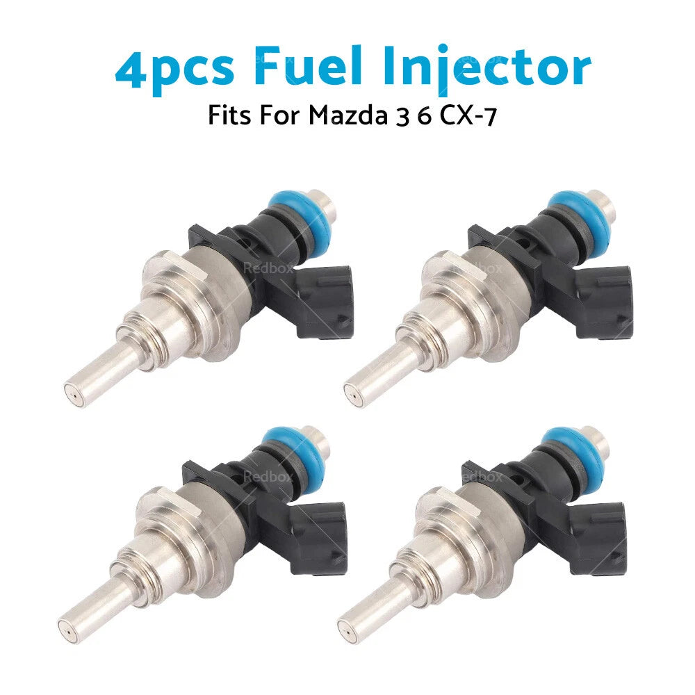 4PCS Fuel Injectors for Mazda 3 BK, 6, CX-7 L3 2.3L Turbo (2003-2013)