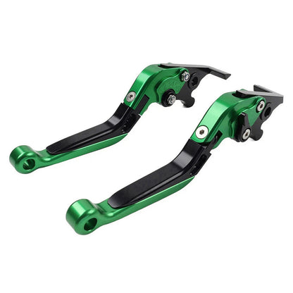 CNC Extendable Brake Clutch Levers for Yamaha YZF R1 (2009-2014) Green