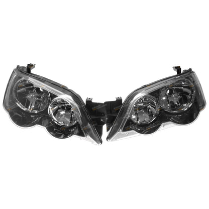 Headlights LH+RH Set for Ford Falcon BA BF XR6 XR8 (2003-2008)