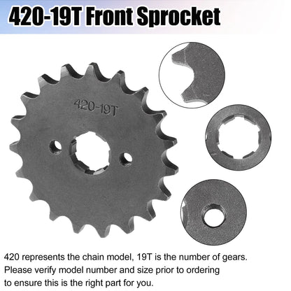 420 19T 20mm Front Engine Sprocket for Dirt Bike Mini Bike