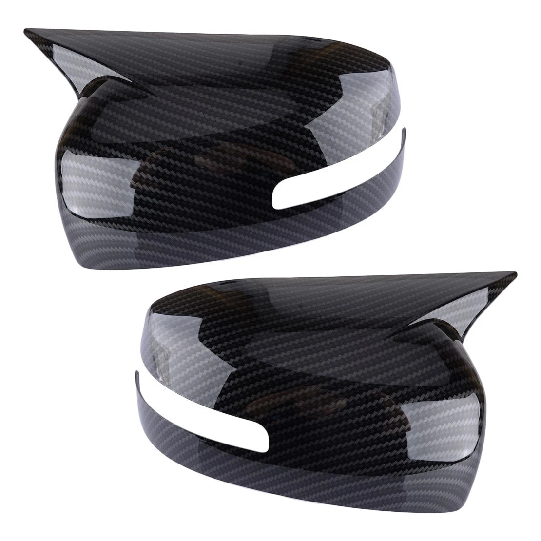 Carbon Fiber Side View Mirror Covers for Mitsubishi Lancer EVO (2003-2006)