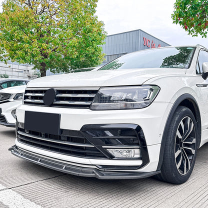 Front Bumper Spoiler Lip for VW Tiguan MK2 Rline (2017-2020)