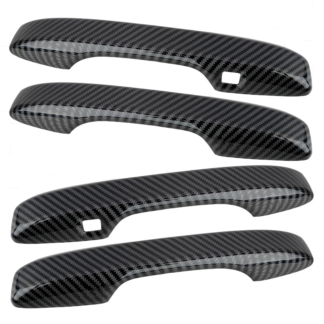 4 x Carbon Fiber Style Exterior Door Handle Covers for Honda CR-V (2023-2024)