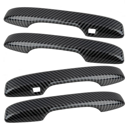 4 x Carbon Fiber Style Exterior Door Handle Covers for Honda CR-V (2023-2024)
