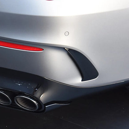 2 x Rear Bumper Spoiler Trim for Benz GLA C118 CLA200 (2020-2024) AMG Gloss
