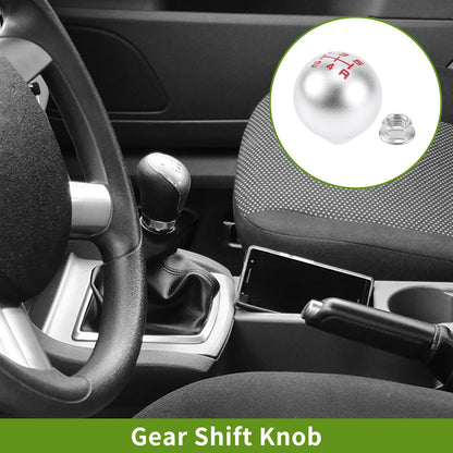 5 Speed Gear Shift Knob for Honda Accord (1990-1997) - Aluminum Silver Tone