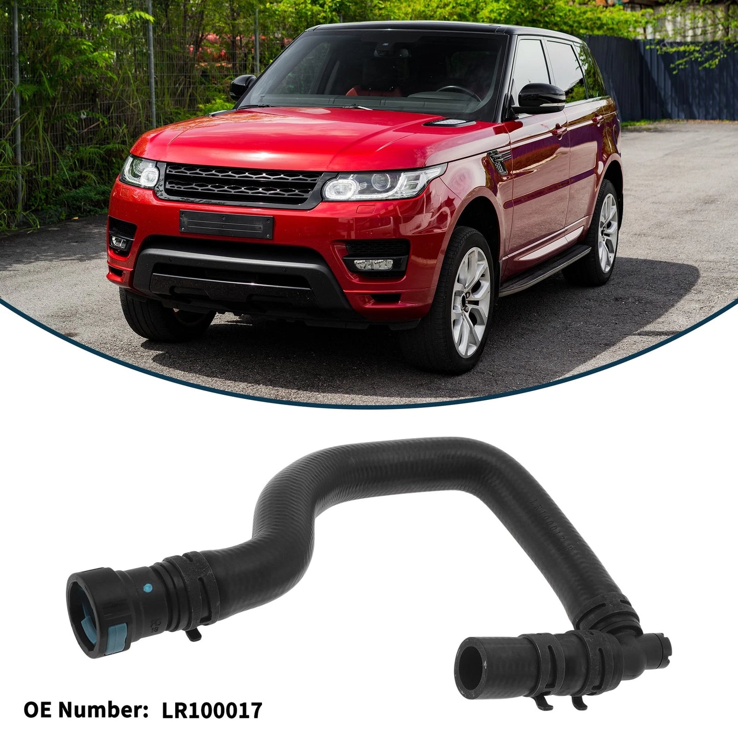 Radiator Hose No.LR100017 for Land Rover Range Rover (2002-2012)